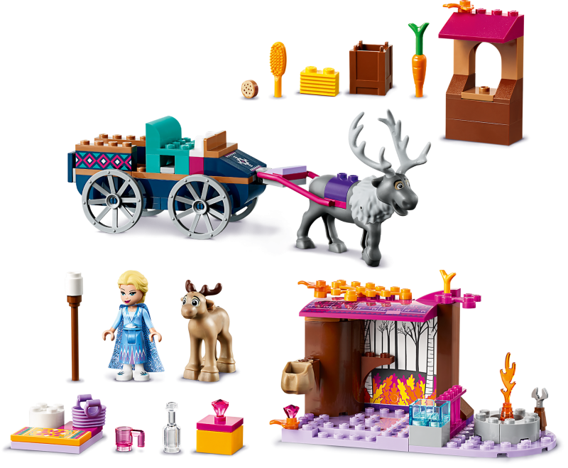 LEGO® I Disney 41166 Elsa a dobrodružství s povozem