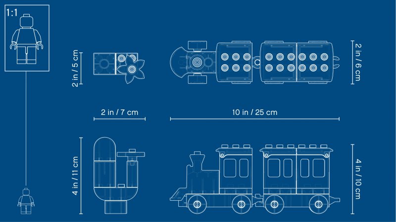 LEGO DUPLO Vlak z Příběhu hraček 10894