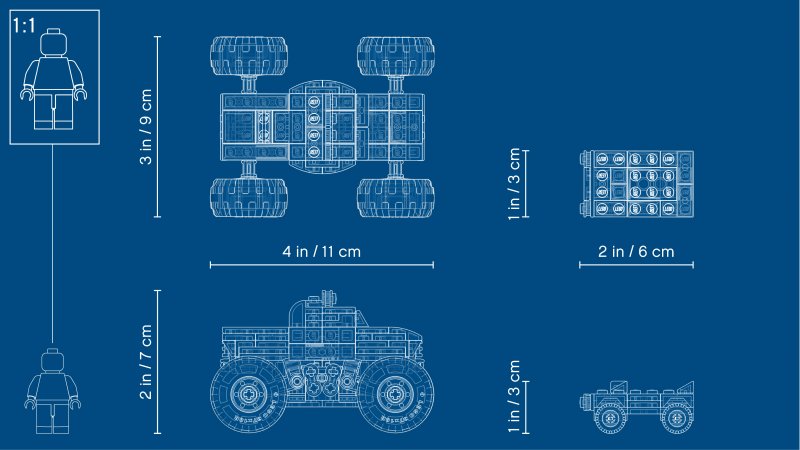 LEGO Creator Monster truck 31101