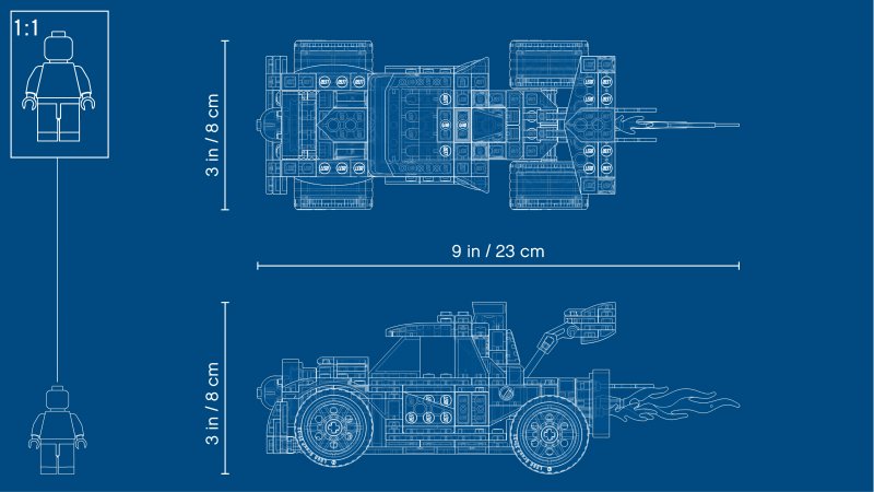 LEGO Creator Auto s raketovým pohonem 31103