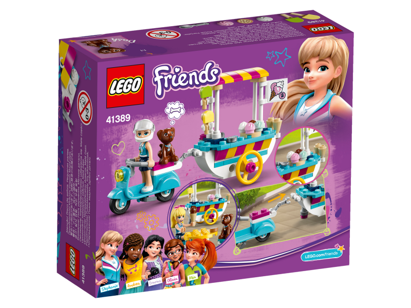 LEGO Friends Pojízdný zmrzlinový stánek 41389