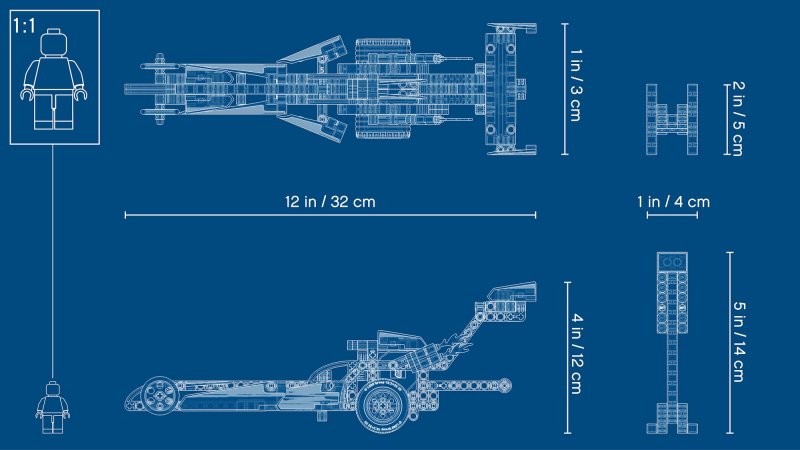 LEGO Technic Dragster 42103