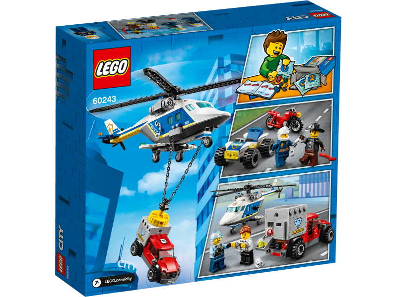 LEGO® City 60243 Pronásledování s policejní helikoptérou