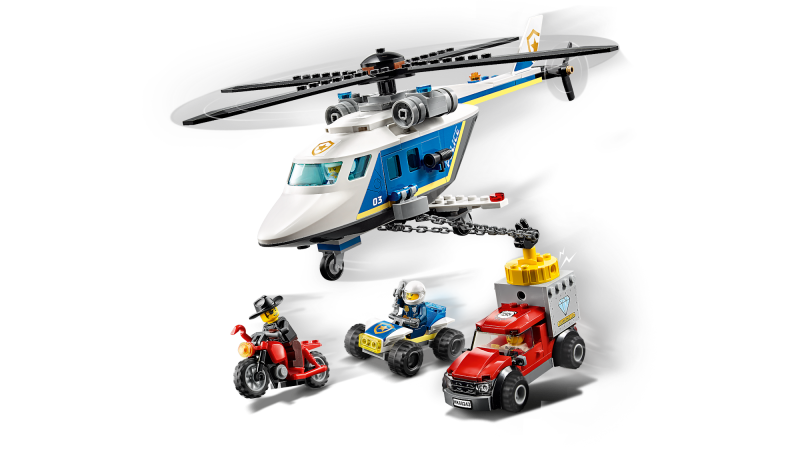 LEGO® City 60243 Pronásledování s policejní helikoptérou