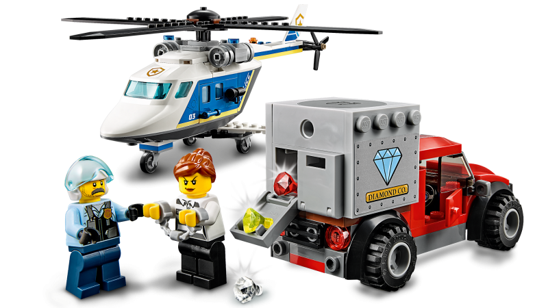 LEGO® City 60243 Pronásledování s policejní helikoptérou