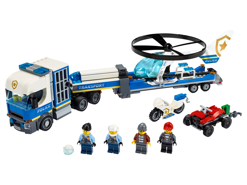 LEGO® City 60244 Přeprava policejního vrtulníku