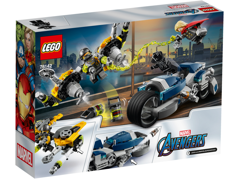 LEGO Avengers Zběsilý útok na motorce 76142