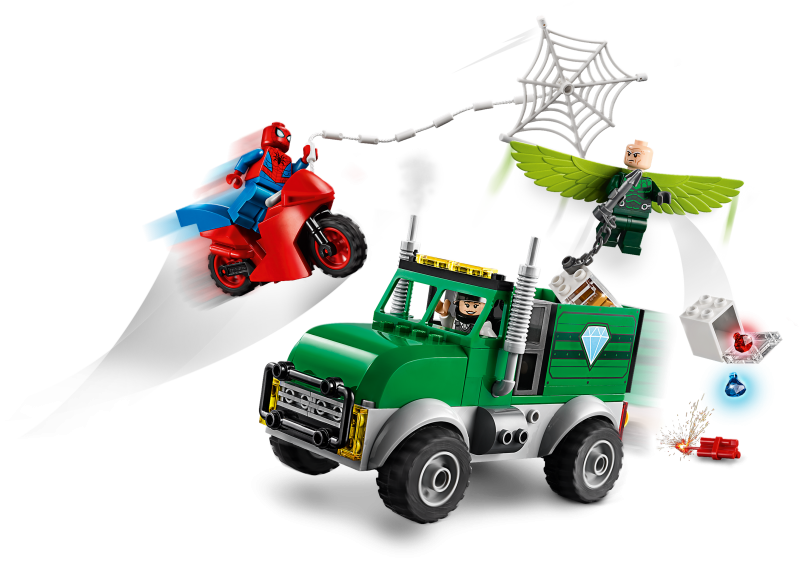 LEGO Spider-Man Vulture a přepadení kamionu 76147