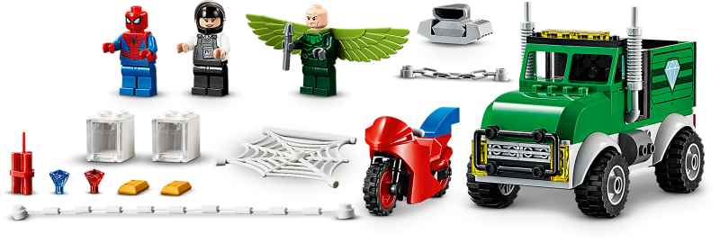 LEGO Spider-Man Vulture a přepadení kamionu 76147