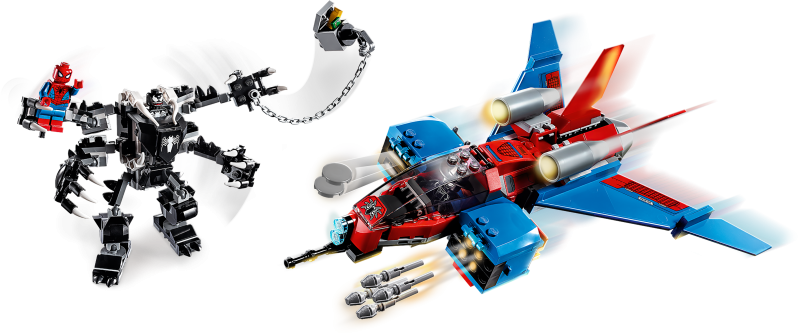 LEGO Spider-Man Spiderjet vs. Venomův robot 76150