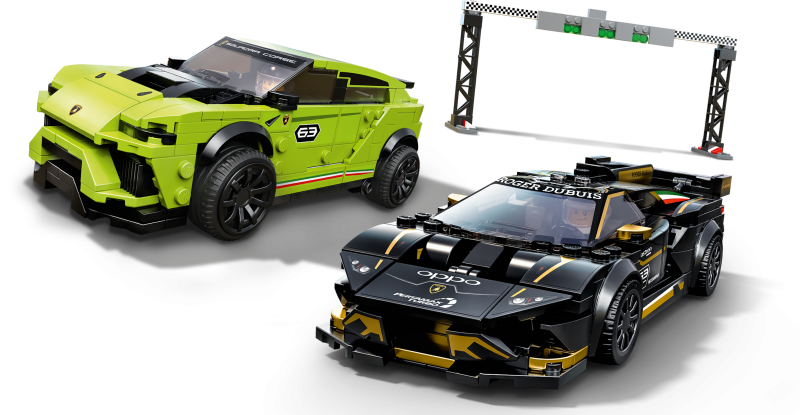 LEGO Speed Champions Lamborghini Urus ST-X & Lamborghini Huracán Super Trofeo EVO 76899