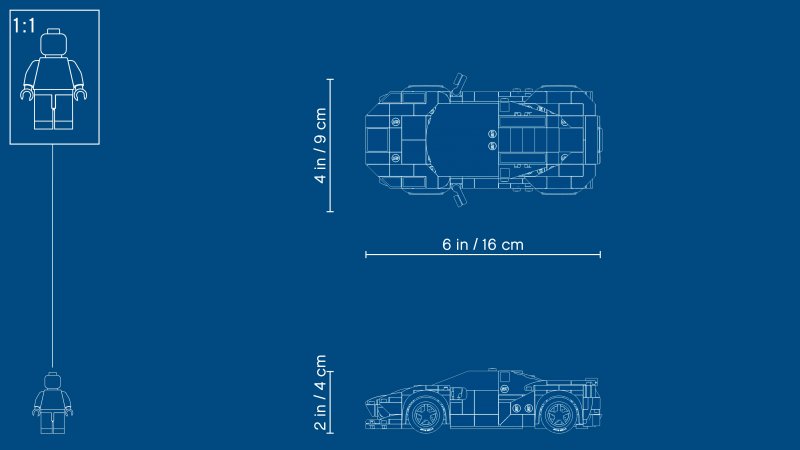 LEGO Speed Champions Ferrari F8 Tributo 76895