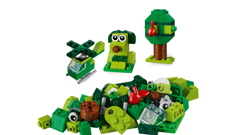 LEGO® Classic 11007 Zelené kreativní kostičky