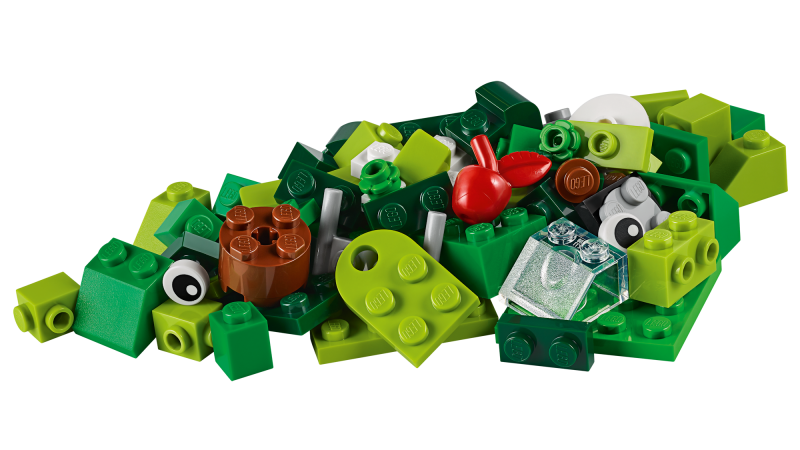 LEGO® Classic 11007 Zelené kreativní kostičky