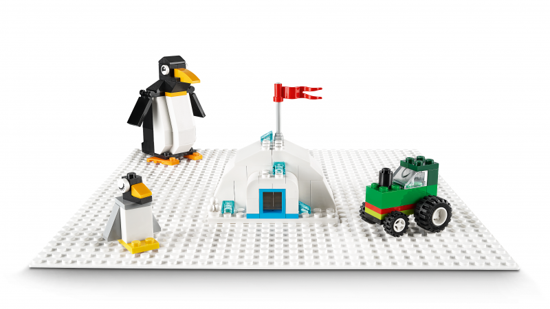 LEGO® Classic 11010 Bílá podložka na stavění