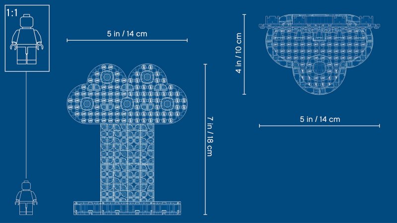 LEGO DOTS Duhový stojan na šperky 41905