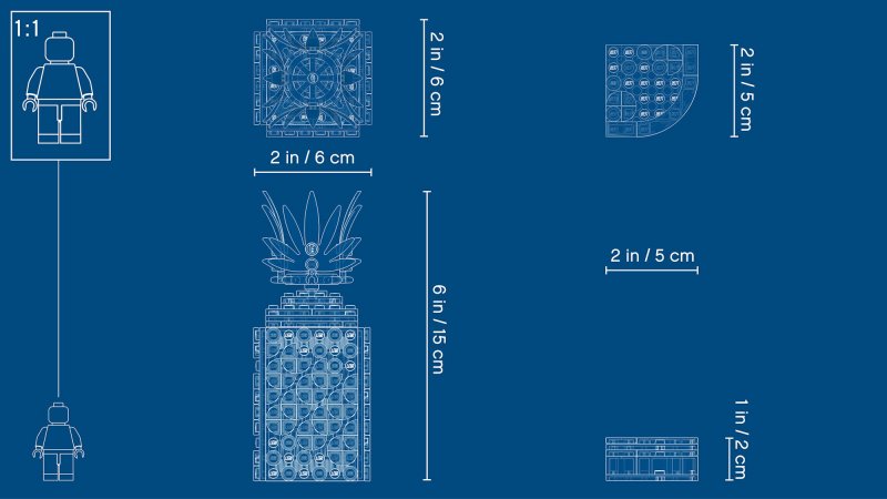 LEGO DOTS Stojánek na tužky ve tvaru ananasu 41906