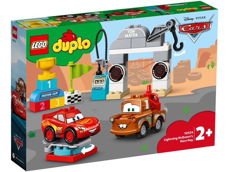 LEGO® DUPLO® ǀ Disney a Pixar – Auta 10924 Závodní den Bleska McQueena