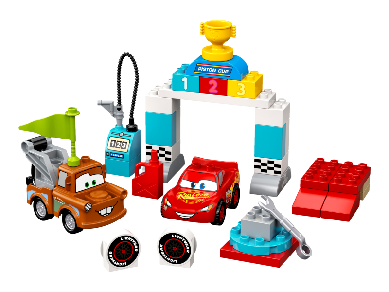 LEGO® DUPLO® │ Disney a Pixar – Auta 10924 Závodní den Bleska McQueena