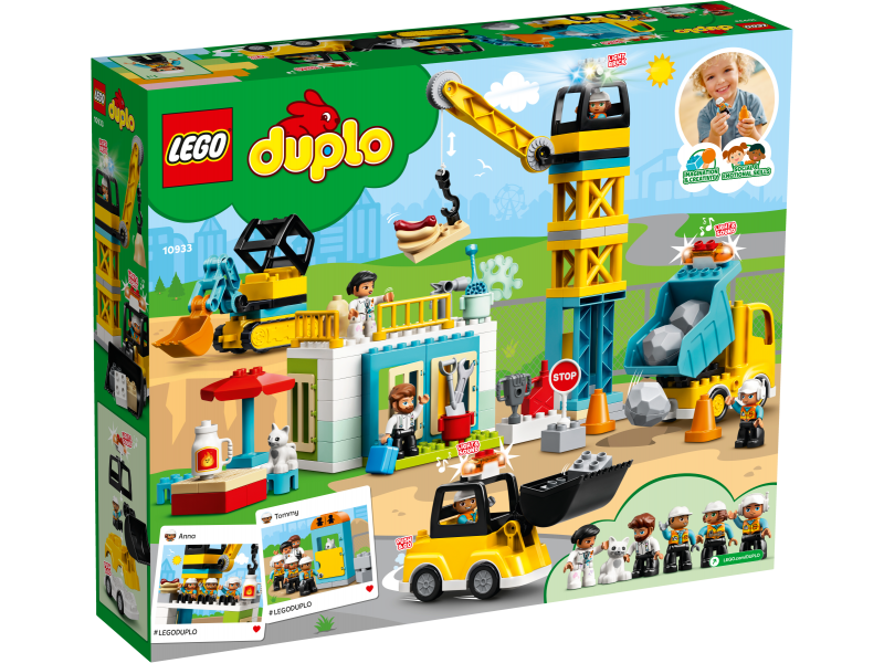 LEGO® DUPLO® 10933 Stavba s věžovým jeřábem