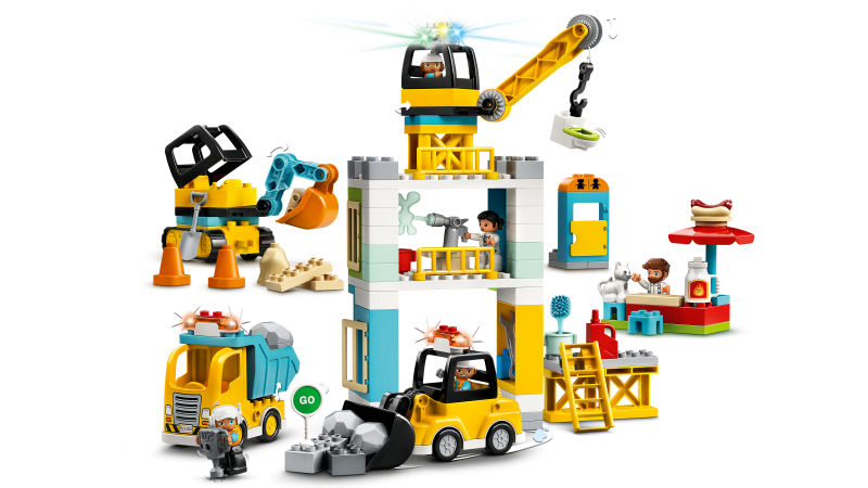 LEGO® DUPLO® 10933 Stavba s věžovým jeřábem