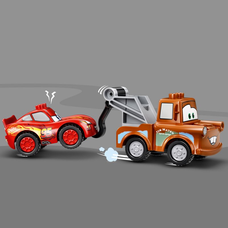 LEGO® DUPLO® │ Disney a Pixar – Auta 10924 Závodní den Bleska McQueena