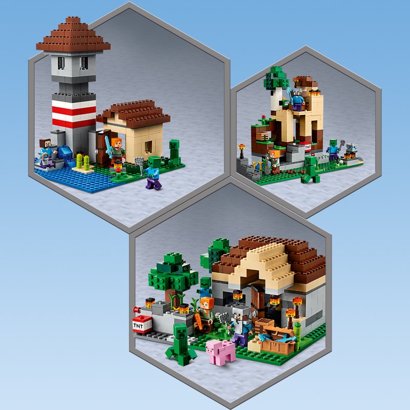 LEGO® Minecraft® 21161 Kreativní box 3.0