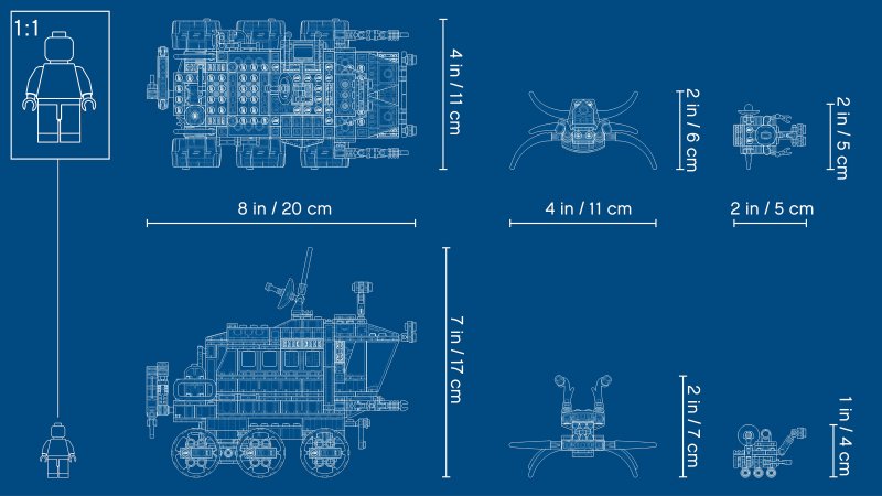 LEGO® Creator 31107 Průzkumné vesmírné vozidlo