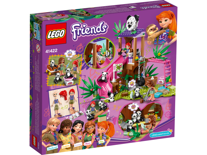 LEGO Friends Pandí domek na stromě v džungli 41422