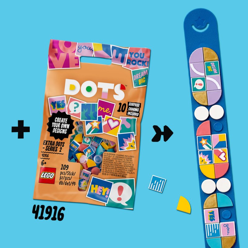 LEGO DOTS Náramek „Do toho!“ 41911
