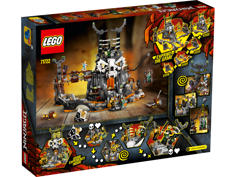 LEGO® NINJAGO® 71722 Kobky Čaroděje lebek