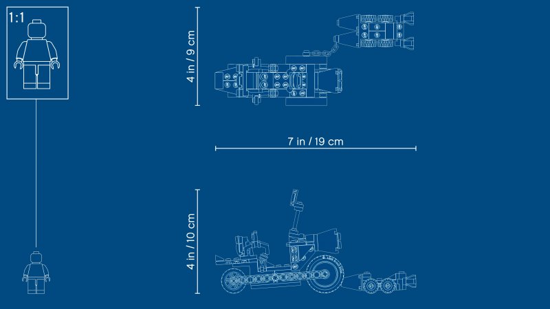 LEGO® Mimoni 75549 Divoká honička na motorce