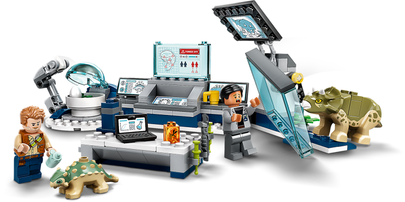 LEGO Jurassic World Laboratoř Dr. Wu: Útěk dinosauřích mláďat 75939