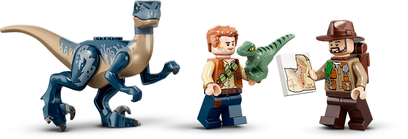 LEGO Jurassic World Velociraptor: Záchranná mise s dvouplošníkem 75942