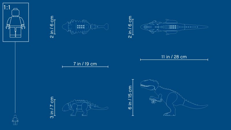 LEGO Jurassic World Indominus rex vs. ankylosaurus​ 75941