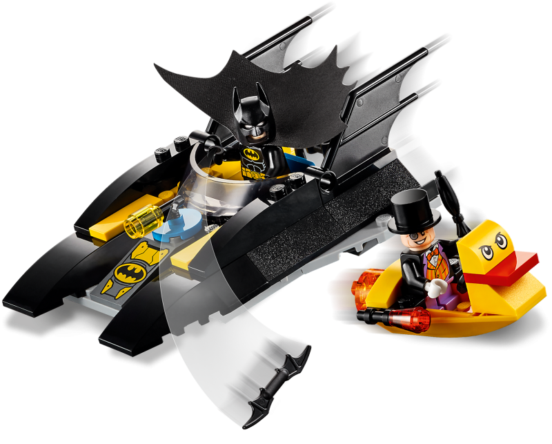 LEGO Batman Pronásledování Tučňáka v Batmanově lodi 76158