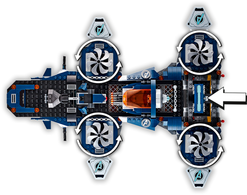 LEGO Avengers Helicarrier Avengerů 76153