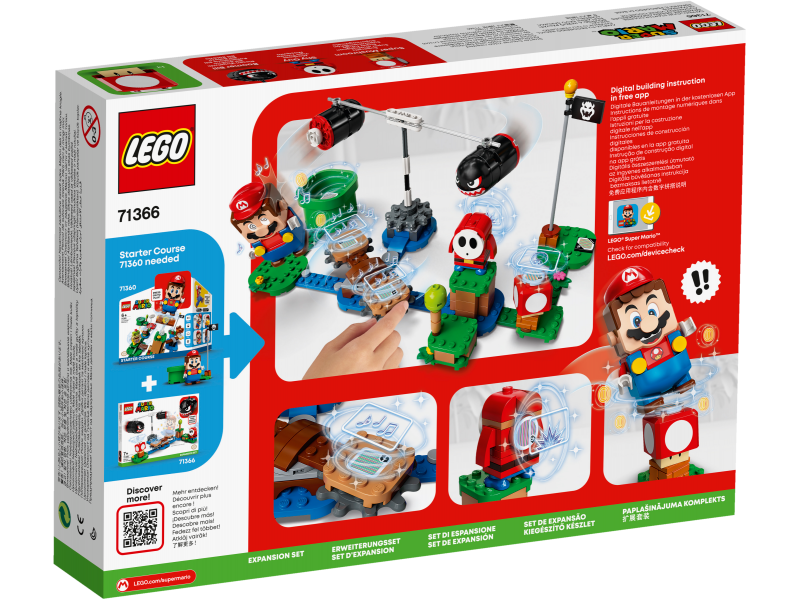 LEGO® Super Mario™ 71366 Palba Boomer Billa - rozšiřující set