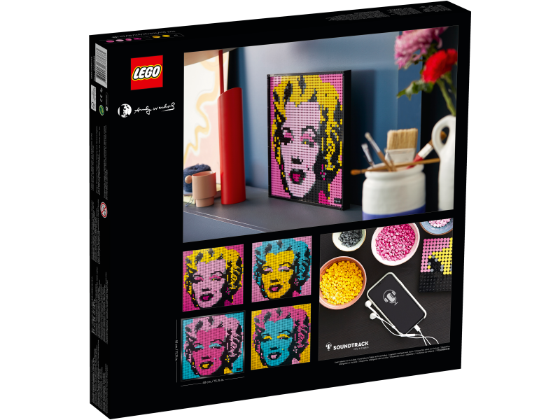 LEGO Art Andy Warhol's Marilyn Monroe 31197