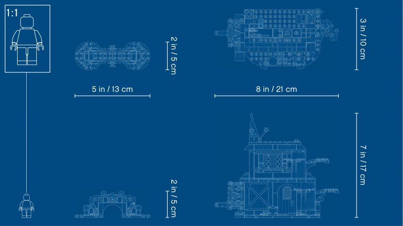 LEGO® │ Disney 43188 Šípková Růženka a lesní chaloupka