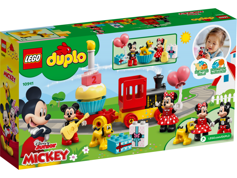 LEGO® DUPLO® │ Disney 10941 Narozeninový vláček Mickeyho a Minnie