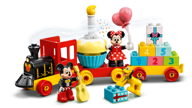 LEGO® DUPLO® │ Disney 10941 Narozeninový vláček Mickeyho a Minnie
