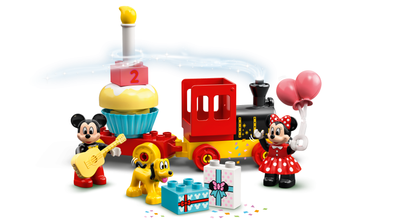 LEGO® DUPLO® ǀ Disney 10941 Narozeninový vláček Mickeyho a Minnie