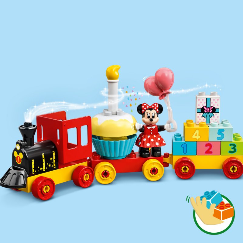 LEGO® DUPLO® │ Disney 10941 Narozeninový vláček Mickeyho a Minnie