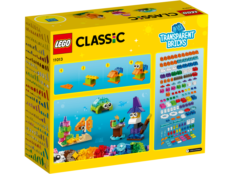 LEGO® Classic 11013 Průhledné kreativní kostky