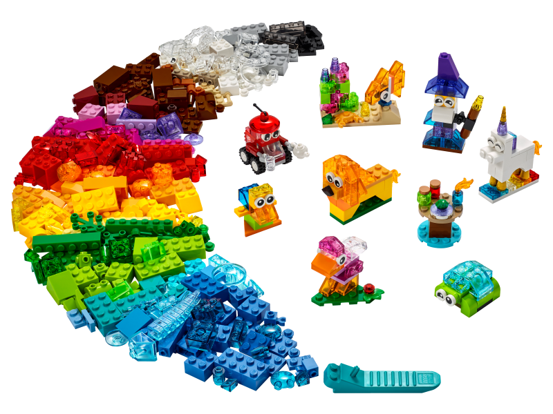 LEGO® Classic 11013 Průhledné kreativní kostky