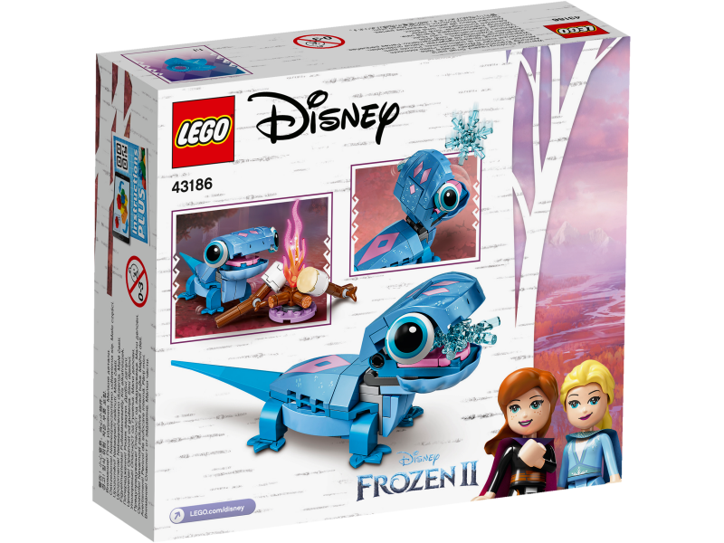LEGO® │ Disney Ledové království 43186 Mlok Bruni – sestavitelná postavička