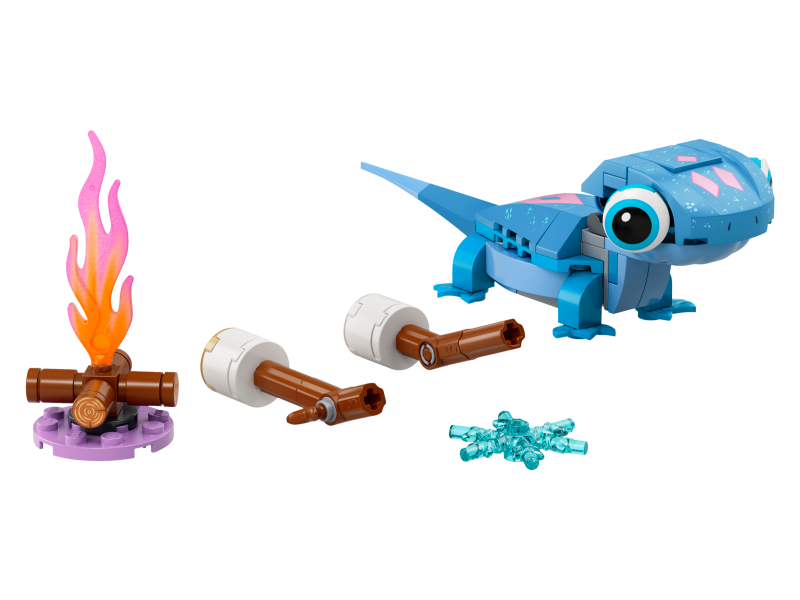 LEGO® │ Disney Ledové království 43186 Mlok Bruni – sestavitelná postavička