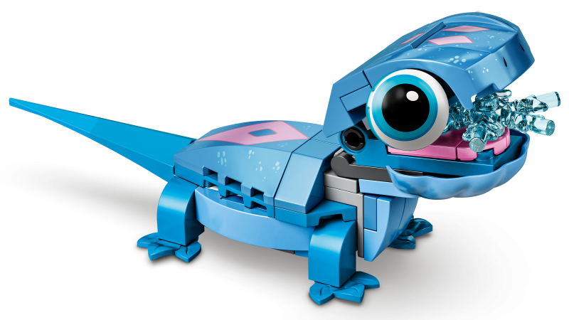 LEGO® │ Disney Ledové království 43186 Mlok Bruni – sestavitelná postavička