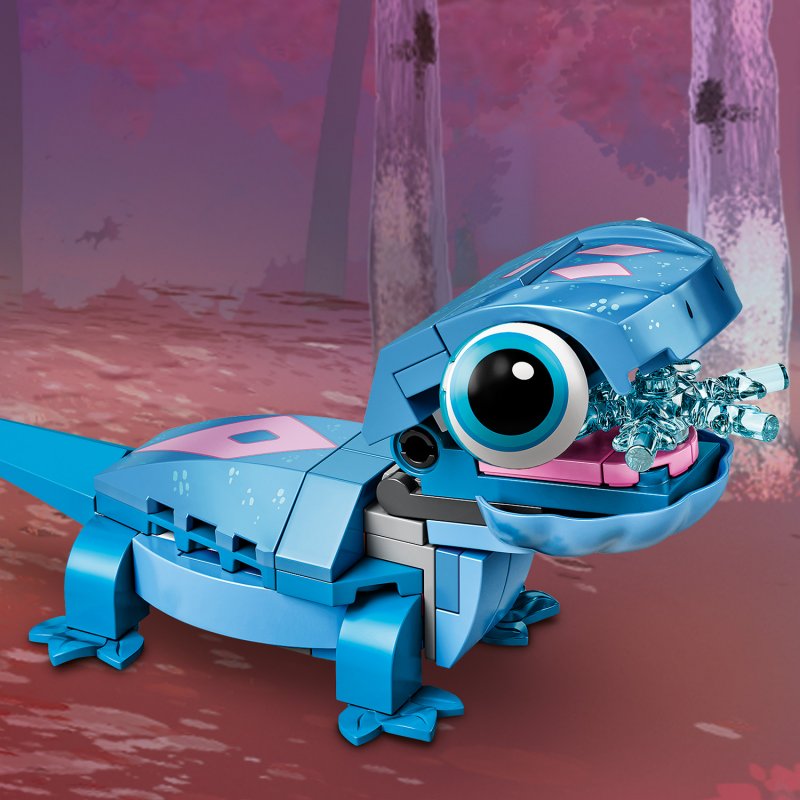 LEGO® │ Disney Ledové království 43186 Mlok Bruni – sestavitelná postavička